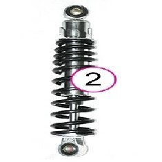 Yuki YK-20 Alfa E-Bike Arka Amortisör