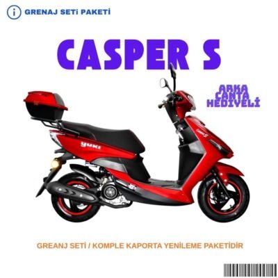 Yuki Casper S Grenaj Seti Kırmızı 10 Parça