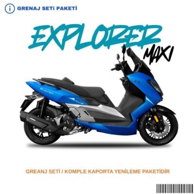 Yuki Explorer Maxi Grenaj Seti Mavi 9 Parça