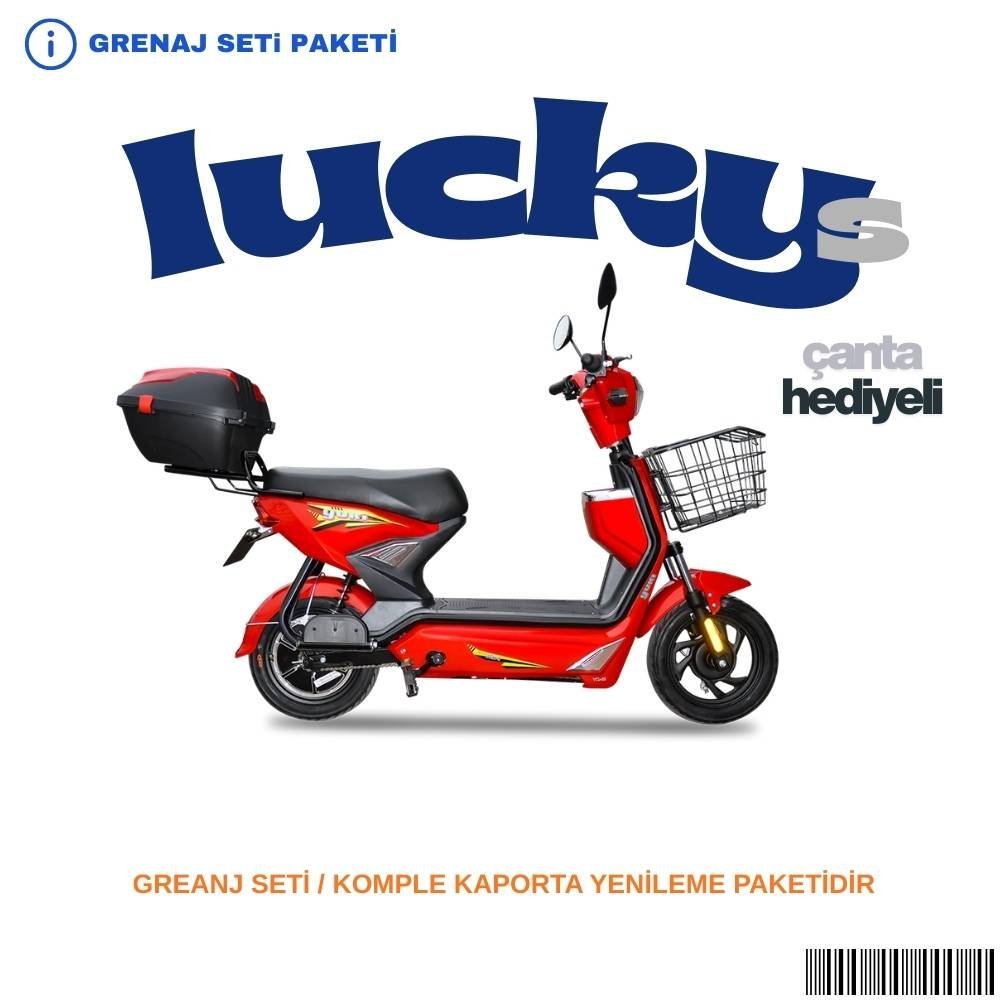 Yuki Lucky S Grenaj Seti Kırmızı 10 Parça