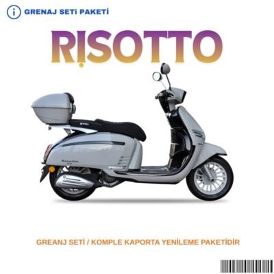 Yuki Risotto Grenaj Seti Gri 9 Parça