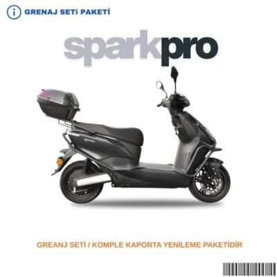Yuki Spark Pro Grenaj Seti Siyah 9 Parça