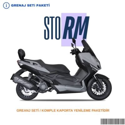 Yuki Storm Maxi Grenaj Seti Gri 7 Parça